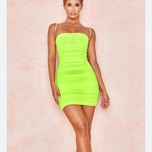 House of CB ella neon dress